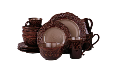 Elamas Salia 16 Piece Stoneware Dinnerware Set..  *Bulk Pricing*