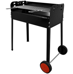 Omcan 47313 34 5/8" Steel Charcoal Grill with Double Brazier no bulk prices